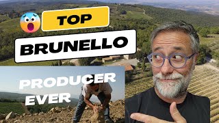 Top BRUNELLO Producer EVER  Wine Tasting in MONTALCINO Tuscany [upl. by Blim645]