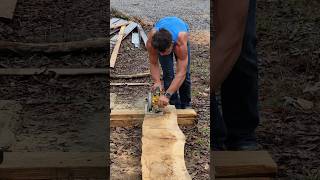 Ripping wood with a DeWalt Skilsaw [upl. by Buerger]