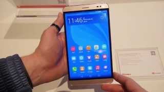 Huawei Mediapad X2  MWC 2015  Hands On [upl. by Ynnel]