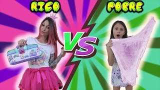 RICO VS POBRE FAZENDO AMOEBA  SLIME 6  Biankinha [upl. by Terese285]