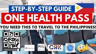 STEPBYSTEP GUIDE ON HOW TO REGISTER TO ONE HEALTH PASS for FILIPINOS BALIKBAYANS amp FOREIGNERS [upl. by Astrid]