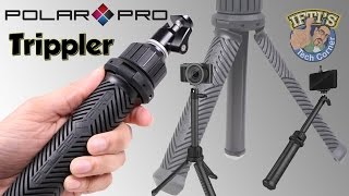 PolarPro Trippler  HandGrip  Extension Pole  Tripod in one unit  REVIEW [upl. by Ahsiadal]