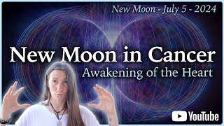 New Moon in Cancer  July 5th 2024  Moon Omens [upl. by Milore]