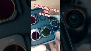 How to Porperly ChangeRemove DJI Minis Lense Cover with ND Filters or CPL Filters shorts dji [upl. by Noizneb]