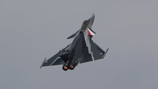 Rafale Solo Display 2023 Demo  La Ferté Alais [upl. by Ynaittirb]