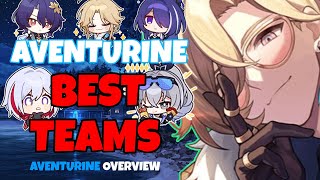 Aventurine Best Teams For F2P And P2W Player  Honkai Star Rail [upl. by Atsylak705]