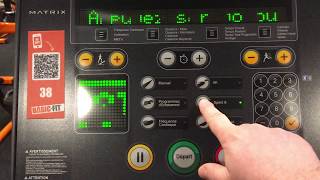 BasicFit  Programmer treadmill Matrix pour un entrainement Spint 8 HIIT sur tapis de course [upl. by Drolet]