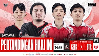 🔴 LIVE  MPL ID S12  Babak Playoffs Hari 4  Bahasa Indonesia [upl. by Ziagos]