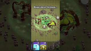 Büyücülerin İntikamı  Clash of Clans  youtubeshorts coc games gaming shorts cocclans [upl. by Aicilaana]