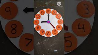 How to make Cardboard Clock ⏰⏰shorts viral clock cardboard [upl. by Rosalind]