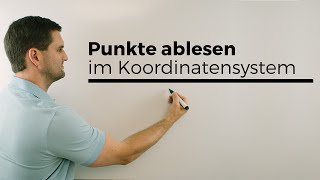 Punkte ablesen im Koordinatensystem 3D Vektorgeometrie  Mathe by Daniel Jung [upl. by Coffey]