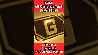 BGMI AG Currency Trick Part 15 😱 bgmi shortvideo pubg youtubeshorts [upl. by Ehrsam]