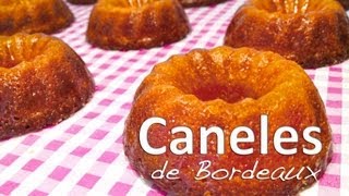 Gugelhupf Mini  Caneles Bordelais  Französisches Canelé Rezept einfachKochen [upl. by Joiner]