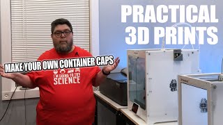 Practical 3D prints making helpful container caps in TinkerCAD [upl. by Eseerahs]