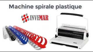 Machine spirale plastique [upl. by Georgeta158]