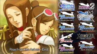 Outdated Ace Attorney All EndCredits Themes 2016 [upl. by Hurlow855]