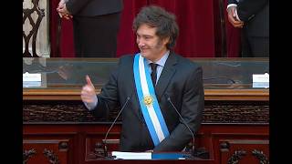 El discurso completo de Javier Milei por el Presupuesto 2025 en el Congreso [upl. by Eldnar]