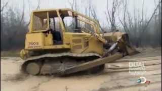 swamp loggers clearing the beaver dam [upl. by Naihs]