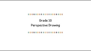 EGD Grade 10 Perspective Drawing page 129 Left [upl. by Ulrike]