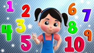 1 2 3 song🎈 kids songs and videos🌈 little fairy cartoon [upl. by Epperson]