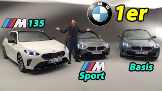 Neuer BMW 1er Premiere Basis vs M Sport vs M135 [upl. by Sutniuq723]