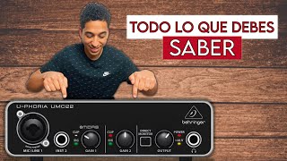 ✅INTERFAZ de audio BEHRINGER UPHORIA UMC22 ✅ REVIEW ESPAÑOL  OSCAR CAMPOS [upl. by Dickman941]