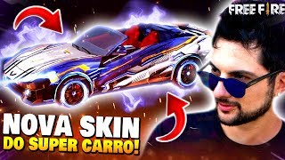 AGORA VOU OSTENTAR COM A NOVA SKIN DO CARRO ESPORTIVO  FREE FIRE [upl. by Atinej]