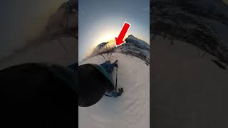 This Skier Captured A Scary Moment On Camera shorts annevmoen [upl. by Eduino]