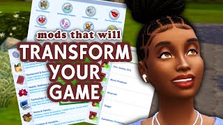 30 sims 4 mods that will TRANSFORM YOUR GAME [upl. by Googins]