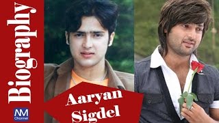 Aaryan Sigdel Biography  Nepali Actor Biography  Nepali Movies Channel [upl. by Oicram30]