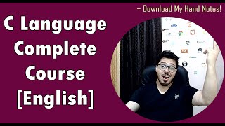 C Language Tutorial for Beginners With Notes 🔥 [upl. by Lewis]