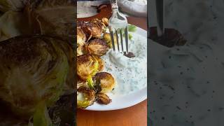 Did you eat Brussels sprouts as a child How about now shorts foodvideos [upl. by Yesiad]