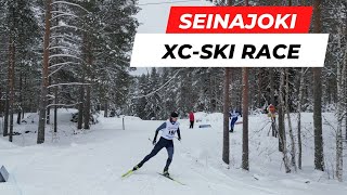 Crosscountry skiing Seinäjoen kaamoshiihdot 2023 Seinäjoki Ski race [upl. by Patrich]