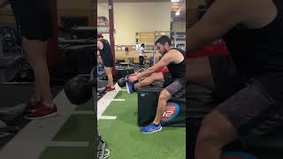 Tibialis Raise with kettlebell  Marching Fitness [upl. by Drofiar]