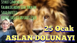 25 Ocak Plütonik ASLAN DOLUNAYI  2228 Ocak Haftası Günlük Gökyüzü Etkileri ve Burç Yorumları [upl. by Dinerman]