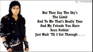 michael jackson  bad lyrics [upl. by Cazzie133]