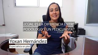 Diferencia entre podólogo y pedicurista [upl. by Balkin752]