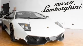 LAMBORGHINI MUSEUM  Full tour Egoista Sesto Elemento Reventon etc   2014 HQ [upl. by Knowle]