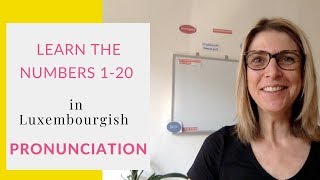 Learn the Luxembourgish numbers 0  20 [upl. by Hagood]