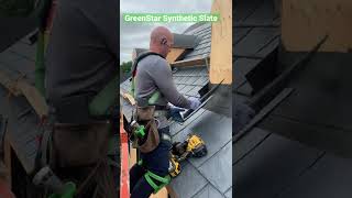 GreenStar Synthetic slate installation [upl. by Oidgime]