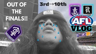 Goodbye Finals  AFL Vlog  Fremantle v Port Adelaide  Round 24 2024 [upl. by Inaliel202]