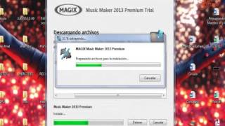 Descargar magix music maker 2013 Nuevo vídeo en la descripción [upl. by Attiuqaj]