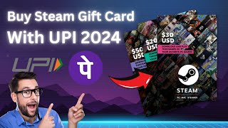 Buy Steam Gift Cards with UPI Quick amp Easy Guide [upl. by Harbird]