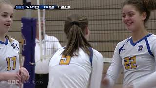 Prep Volleyball Playoffs Coon Rapids at Wayzata 102417 Full Game [upl. by Kokoruda165]