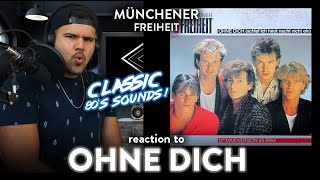 First Time Reaction Münchener Freiheit Ohne Dich PURE 80s  Dereck Reacts [upl. by Garik]