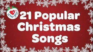 Top 21 Popular Christmas Songs and Carols Playlist 🎅🎄 [upl. by Aseretairam]