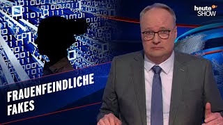 Gefahr durch KIDeepfakes So viele Nacktbilder werden gefälscht  heuteshow vom 08032024 [upl. by Audrit]