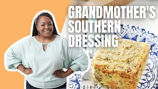 Kardea Browns Southern Dressing ​ Kardea Browns Southern Thanksgiving  Food Network [upl. by Dail]