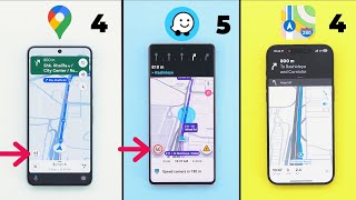 Google Maps vs Waze vs Apple Maps  Outside North America [upl. by Kelcie]