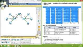 6238  3248 Packet Tracer  Troubleshooting a VLAN Implementation  Scenario 2 [upl. by Euqinaj751]